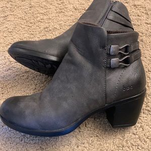 Gray BOC booties - great for everyday wear